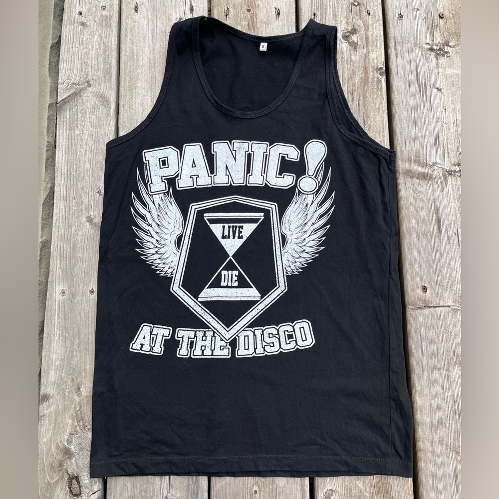 Panic At The Disco Black Tank Top Size Small